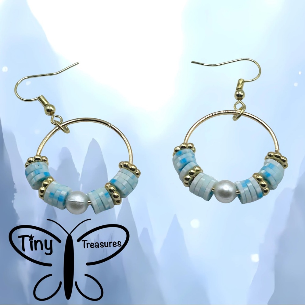 ❄️Snowy Hoop Earrings❄️
